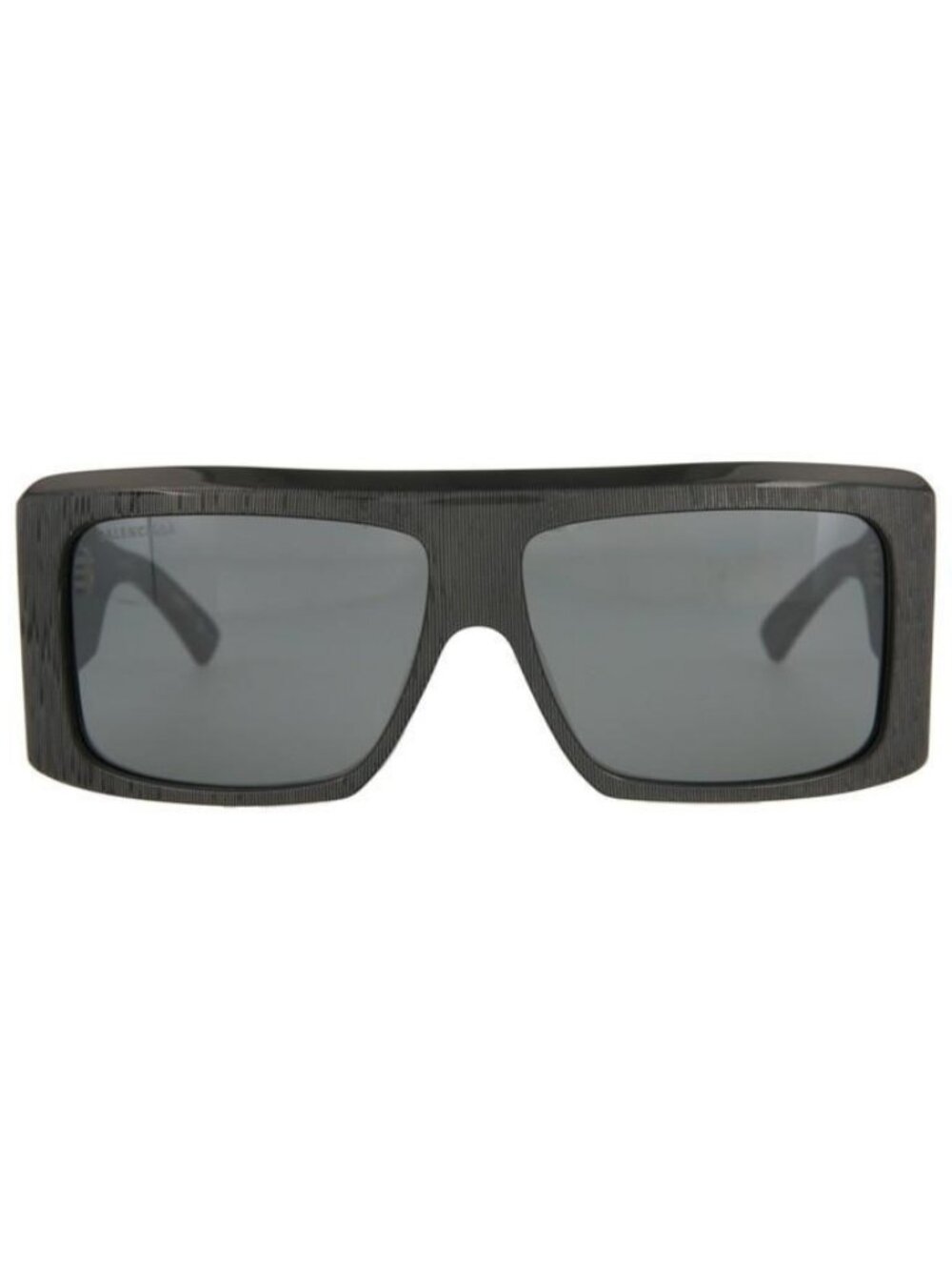 New Balenciaga Unisex Square/Rectangle Grey Grey Silver Fashion Designer Sunglas